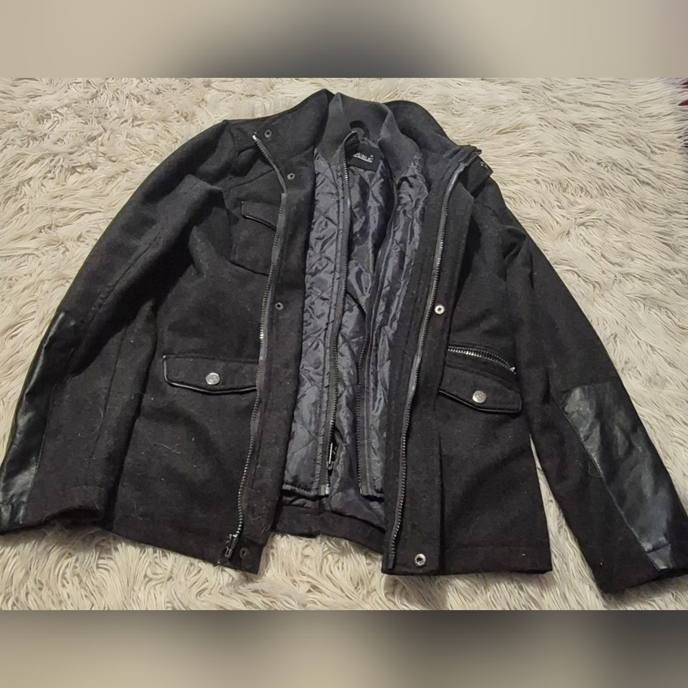 Urban Republic Black Military Field Jacket